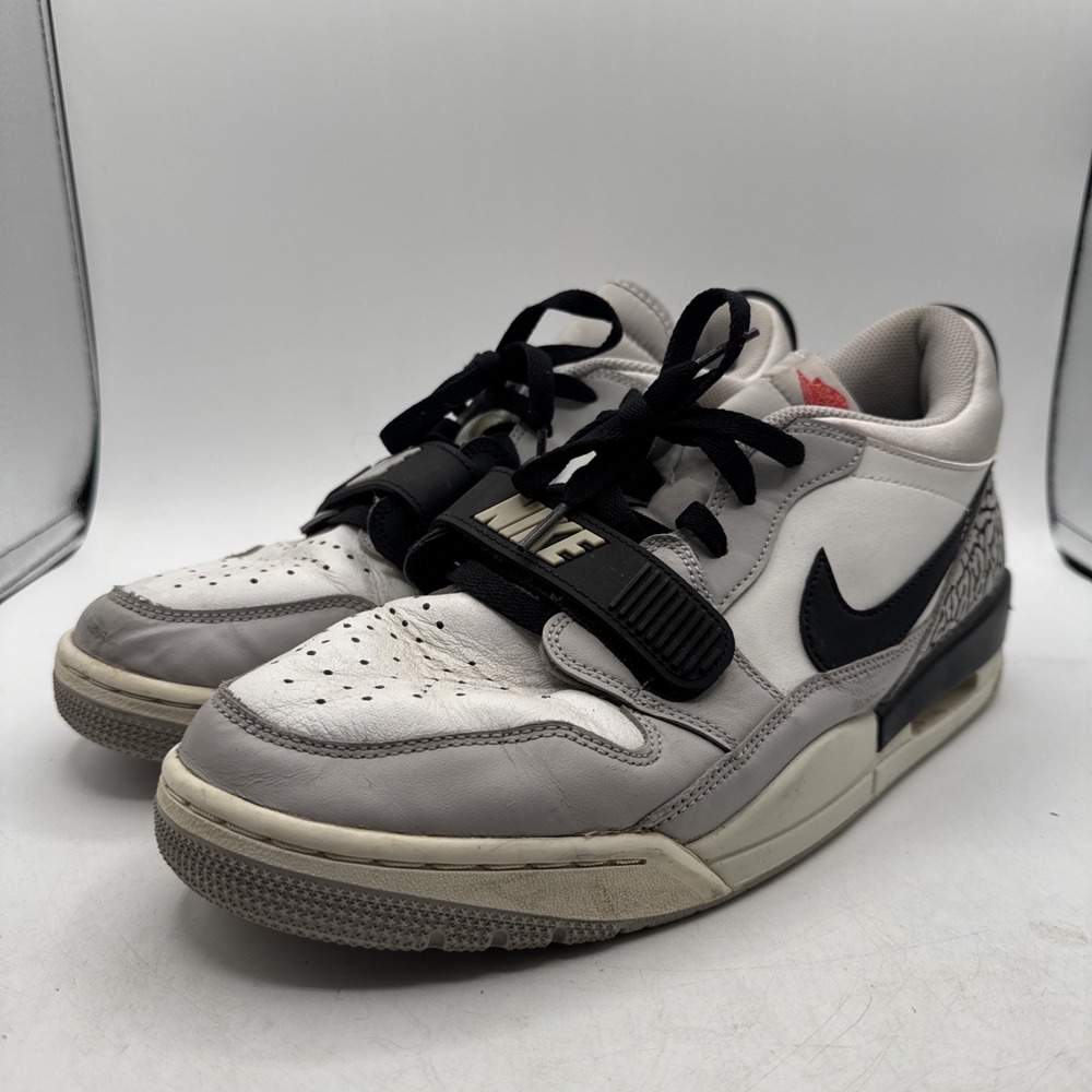 Nike Air Jordan Legacy 312 Low White/Gray Men's Shoes, Size 10.5
